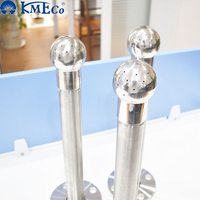 Buse de lavage de réservoir SIP fixe avec bride KMECO Spray Ball G63225- Lance