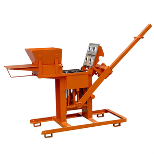 Máquina Manual para Fabricar Ladrillos para Pequeñas Empresas, Motor para Moldear Ladrillos Huecos, Fabricación de Bloques Intertrabados de Alta Capacidad y Fácil Operación - Product Image 1
