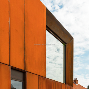 Panel <span class=keywords><strong>de</strong></span> pared <span class=keywords><strong>de</strong></span> metal <span class=keywords><strong>de</strong></span> revestimiento <span class=keywords><strong>de</strong></span> acero corten cortado con <span class=keywords><strong>l</strong></span>áser <span class=keywords><strong>de</strong></span> decoración para exteriores - Product Image 1