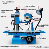 Machine-outil de rectification 550W GD-600 avec moteur universel puissant, rotation à 360 degrés, levage horizontal et vertical