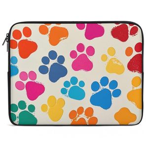 Smeta Nhà Máy Tùy Chỉnh <span class=keywords><strong>Neoprene</strong></span> Đầy Màu Sắc Dog Paw Máy Tính Xách Tay Tay Áo 13Inch Máy Tính Xách Tay Trường Hợp Siêu Mỏng Trọng Lượng Nhẹ Máy Tính Xách Tay Bảo Vệ Trường Hợp - Product Image 1