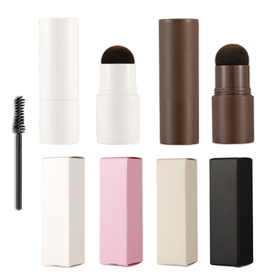 Poudre de cheveux imperméable pour <span class=keywords><strong>sourcils</strong></span> timbre pochoir impression Kit de mise en forme maquillage cheveux correcteur racine couvrir instantanément - Product Image 1