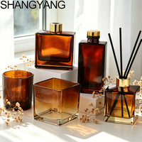 Diffuseur de parfum et bouteille de bougie décorative de luxe pour la maison, pour les parfums d'aromathérapie, 100 ml, 200 ml, bouteilles d'arôme vides avec bouchon à vis