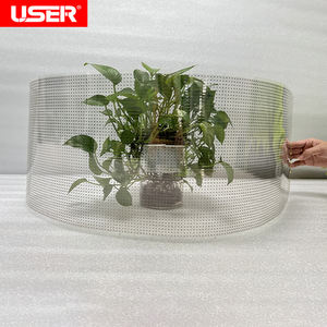 Écran de <span class=keywords><strong>film</strong></span> en cristal led d'intérieur flexible et perméable à la publicité personnalisable auto-adhésif en verre à haute perméabilité - Product Image 4