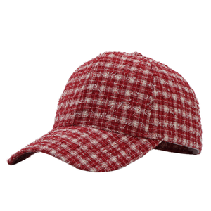 Gorras de Béisbol Bordadas a Cuadros, Gorra de Béisbol Personalizada, Gorra de Béisbol Ajustable, Gorras Deportivas Lisas al por Mayor para Mujer - Product Image 3