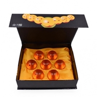 Lot de 7 figurines de dessin animé Dragon, 3.5CM, boule de cristal, Shenron DBZ, figurines en PVC, balles en plastique, jouets pour enfants