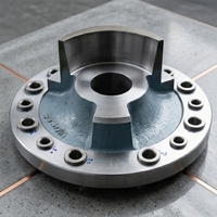 Gabarit de perçage circulaire de précision en acier, outil d'usinage industriel personnalisé pour l'alignement précis des trous, plaque de positionnement