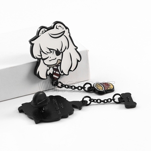 High Quality Customized Metal Crafts Soft Enamel Pin Badge with Silk Screen Printing
