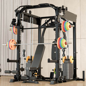 피트니스 상업용 근력 훈련 장비 프레스 종합 피트니스 스쿼트 랙 다기능 올인원 트레이너 - Product Image 5