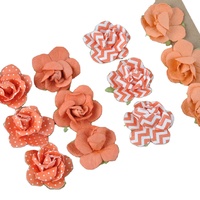 Décoration de mariage 2-3cm faite à la main Scrapbooking Mini fleurs en papier
