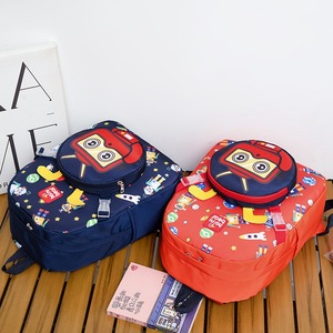 <span class=keywords><strong>Sac</strong></span> à dos pour tout-petits, motif dessin animé, robot de police, imperméable, léger, en tissu Oxford, fermeture éclair, unisexe, pour enfants - Product Image 5