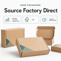Boîtes d'expédition en carton ondulé à assembler facilement, personnalisables avec logo, vente en gros pour services de boîtes d'abonnement