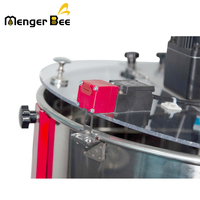 Centrifugeuse à miel automatique Menger Bee Henan, 4 cadres, équipement d'apiculture, extracteur à moteur électrique, acier inoxydable 201, CE
