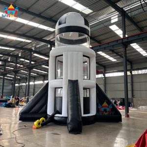 WINWAYTOUS 2025 Nouveau design, jeu de fusée gonflable personnalisé en PVC durable 5,4x8,1m pour les sports de plein air - Product Image 3