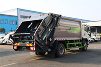Camion à ordures compacteur Shacman 4X2 14m³ pour la collecte des déchets sur les chantiers de construction