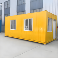 Sud-Sud Maison conteneur modulaire préfabriquée facile de 40 pieds en acier Maison mobile de 40 pieds avec verre pour application dans le parc