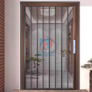 Moustiquaire invisible pliante en maille diamantée, en alliage d'aluminium, anti-insectes, anti-effraction, avec rail suspendu, porte coulissante pliante - Product Image 4