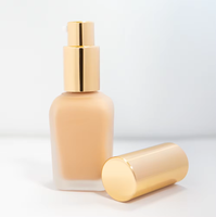Fond de Teint Liquide Minéral Personnalisable Sans Logo Couvrance Totale Contrôle du Sébum Éclaircissant Longue Tenue Fini Mat Correcteur Maquillage Peaux Foncées