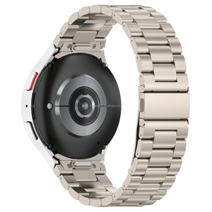 Bracelet de montre en acier inoxydable Deluxe Quick Fit pour <span class=keywords><strong>Samsung</strong></span> <span class=keywords><strong>Galaxy</strong></span> <span class=keywords><strong>Watch</strong></span> 6 40 mm 44 mm / Watch6 Classic 43 mm 47 mm <span class=keywords><strong>Watch</strong></span> 4 <span class=keywords><strong>5</strong></span> - Product Image 2