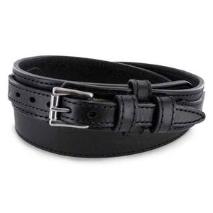 Cinturón Casual de Cuero Vacuno Genuino Negro con Hebilla de Pin, Ecológico, Ligero, 3.5cm de Ancho, 110-130cm de Largo, Diseño Sólido - Product Image 1