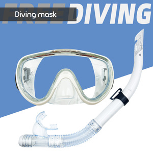 Máscara de Buceo con Dos Ventanas de Vidrio Templado y Silicona para Adultos, Deportes Acuáticos, Impermeable, Antivaho, Ajustable, Protección UV - Product Image 4