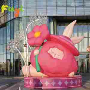 Maskot tiup diskon besar karakter kartun tiup untuk pesta dewasa dan promosi acara panggung klub - Product Image 4