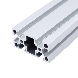 National Standard 2040 Industrial Aluminum Profiles Square 6063 Alloy Anodized Silver White 1 Meter For Automation Equipment - Product Image 1
