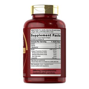 Cápsulas blandas de aceite de krill al por mayor de fábrica, astaxantina Omega-3, suplementos alimenticios de etiqueta privada para adultos con vitamina C - Product Image 5