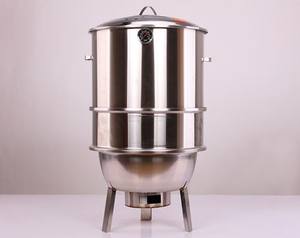 Four suspendu électrique pour <span class=keywords><strong>barbecue</strong></span>, au charbon de bois, sans fumée, en acier inoxydable épais, four pour l'extérieur, w - Product Image 6