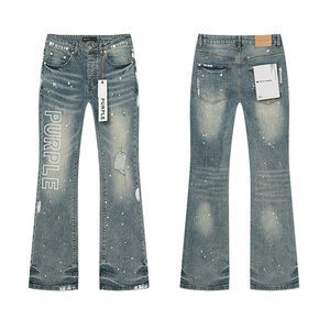 PUR <span class=keywords><strong>Skinny</strong></span> Jeans Vêtements pour Hommes Pantalons Pantalons Y2k Distressed Haute Qualité Nouveau Designer Jeans 1.1 - Product Image 5