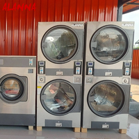 Lavadora y Secadora Comercial Apilable Eléctrica Profesional que Ahorra Espacio, Operada con Monedas para Lavanderías