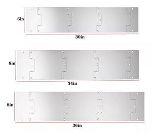 Plaque <span class=keywords><strong>de</strong></span> <span class=keywords><strong>porte</strong></span> en acier inoxydable-<span class=keywords><strong>Plinthe</strong></span> <span class=keywords><strong>de</strong></span> <span class=keywords><strong>porte</strong></span> <span class=keywords><strong>de</strong></span> protection anti-rayures pour le fond des portes à usage intérieur/extérieur - Product Image 3