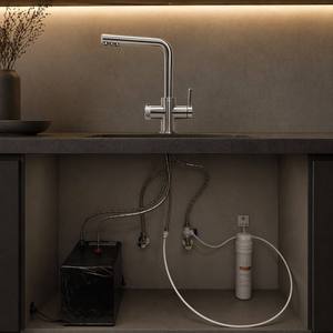 Grifo de Cocina Moderno de Acero Inoxidable 304 con un Solo Manípulo, 4 en 1, para Agua Filtrada, Hervida y Potable - Product Image 3
