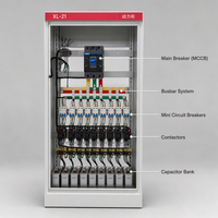 Armoire de distribution triphasée basse tension en acier GGD GCS 380V IP65 200A pour l'alimentation électrique des gares ferroviaires et des aéroports