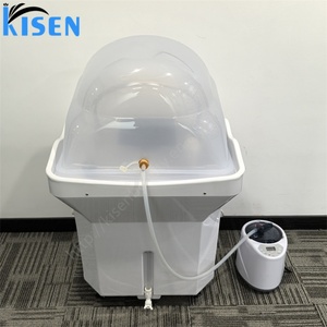 Bac à shampoing japonais Kisen pour soins capillaires avec machine à vapeur, portable, mobile, à circulation d'eau et chauffé pour salon de beauté - Product Image 3