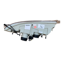 Nuevo Conjunto de Faros Delanteros para Automóvil, Lente de Proyector, Ojo de Ángel, Halo Azul Cromado, Luz Direccional, Lado Derecho del Pasajero, Repuesto
