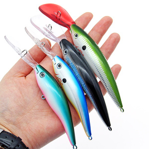 Lure Plastic Fishing Lure Minnow ABS Quality 9cm 13g Deep Diver Lure Minow Plastic Artificial Fishing Lure Bait