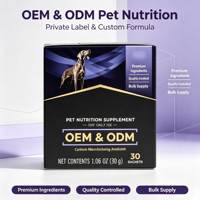 Poudre Probiotique Canine : Complément Digestif pour la Santé Intestinale des Chiens, Nutrition pour Animaux de Compagnie pour Toutes Races, 30 Sachets, Marque Privée OEM, Vente en Gros