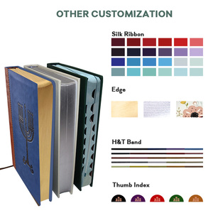 Biblias <span class=keywords><strong>de</strong></span> Estudio en Cuero PU Personalizadas por el Fabricante con Logotipo Grabado, <span class=keywords><strong>Biblia</strong></span> <span class=keywords><strong>de</strong></span> Estudio Palabra Clave en Español - Product Image 4
