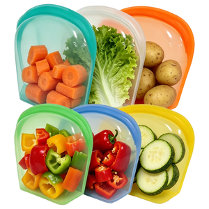 <span class=keywords><strong>Bolsa</strong></span> de Silicona Hermética para Almacenamiento de Alimentos, Apilable, Apta para Lavavajillas, Ecológica - Product Image 1