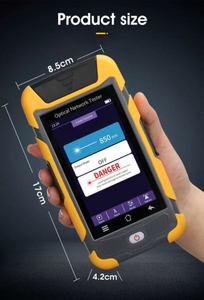 High Performance Optical Network Tester Automatic OTDR VFL OPM OLS Event Map <b>RJ45</b> <b>Cable</b> Tester LED Lighting for FTTH Use - Product Image 6