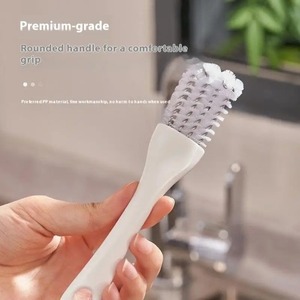 Multifunctional Hard Bristle Gap Cleaning <b>Brush</b> Long Handle Crevice <b>Brush</b> For Bathroom Tile <b>Window</b> Track Kitchen Dead Corner - Product Image 5