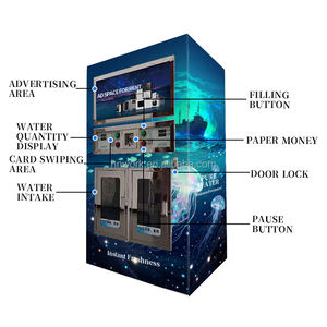 YISO Commercial Water Vending Machine with <b>Receipt</b> <b>Printer</b> Reverse Osmosis Ozone Multi Filtration System for Supermarket - Product Image 2