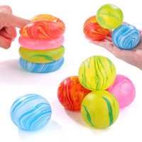 Jouet anti-stress populaire en verre en forme de planète, boule anti-stress en pâte arc-en-ciel, jouet à presser et à décompresser