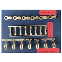 Connecteur électrique à sertir 6.3mm, 6.3 pièces, borne de raccordement pour câbles électriques TE/DT/pt/AMP/MOLEX/JST, bornes automatiques pour appareil à domicile