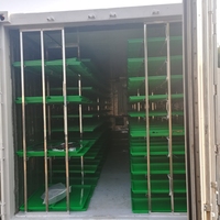 Systèmes de serres hydroponiques personnalisés Hezhou 1500 kg/jour, taille du conteneur 40HQ, travail automatique, garantie 1 an