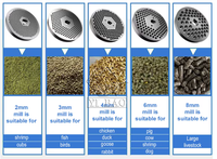 Extrudeuse de granulés pour animaux de haute qualité, directement de l'usine, couleur personnalisable, poulet, canard, mouton, porc, etc., machine à granulés d'aliments pour poissons