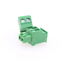 Bloc de bornes en laiton enfichable 2-16 broches, pas de 3,81 mm, connecteur de câble PCB mâle/femelle