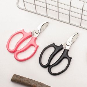 Garden Shears Stainless Steel Pruning Scissors For Plant Flower Berry Cutting Black And Pink Home Gardening Tools - Product Image 1
