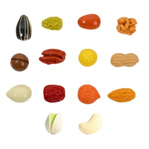 Artesanía de resina de simulación de nueces en miniatura, llaveros y colgantes realistas, coleccionables de arte, de Rainbow Candy Diy Creative Studio - Product Image 5